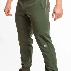 Virus Men's Olive Green Performance Joggers